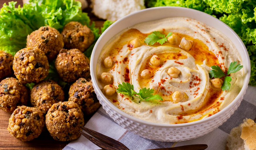 Jordanian Falafel and Hummus 3